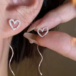 Estailo fashion Heart Shaped Drop Earrings-picture-20