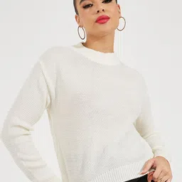 Styli Women Ribbed Pullover-image-76