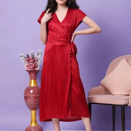 Louis Bayrad Women Maxi Wrap Nightdress-image-87
