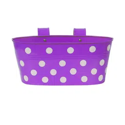 Go Hooked 12 Inch Metal Hanging Planter image 2