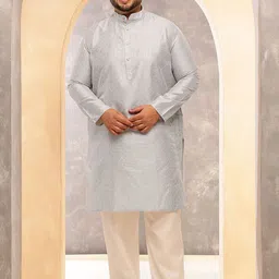 SOJANYA PLUS Men Striped Embroidered Kurta with Trousers-picture-39