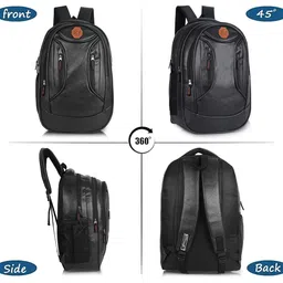 PARSLEY Unisex Textured Medium Backpack image 2