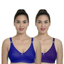 Samvar Multi Cotton Non-Wired Non Padded Minimizer Bra-image-18