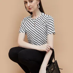CODE by Lifestyle Women Stripes Top-image-34