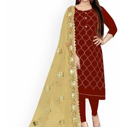 Maroosh Embroidered Zari Unstitched Dress Material-image-74
