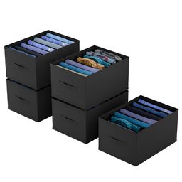 RUBOXA Black 5 Pieces 7 Grid Multi-Utility Organiser-picture-40