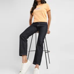 levi's Women's Blue Wedgie Straight Fit Mid Rise Jeans-picture-28