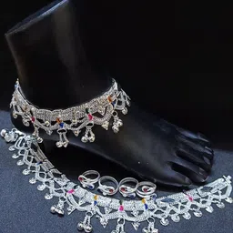 sonu select Silver-Toned Alloy Jewellery Set image 1