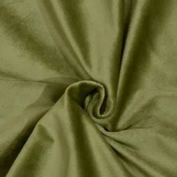 Aura Green Velvet Window Curtain image 4