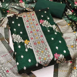 SAINOOR Organza Unstitched Dress Material-picture-21