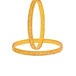 Shining Jewel - By Shivansh Set of 4 Gold-Plated Bridal Traditional Bangles image 5