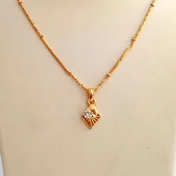 Nawab Collection Gold-Plated Alloy Pendants with Chains-picture-19