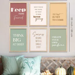 WALLLANE Brown Abstract Wall Paintings image 2