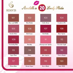 SUAVIS Comfy Matte Cream Bullet Lipstick - 4 ml -Berry Blush 119 image 5