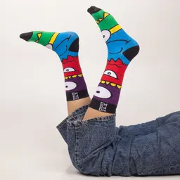 NoFoMo Monster Unisex Printed Crew-Length Odour-Free Socks image 5