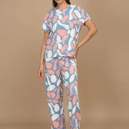 Sweet Dreams Women Printed Night suit-image-90