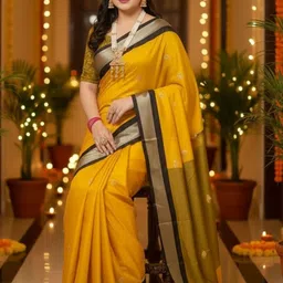 all about you Pure Silk Kanjeevaram Saree image 3