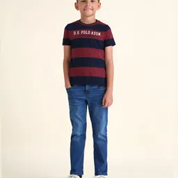 U.S. Polo Assn. Kids Boys Striped T-shirt image 2