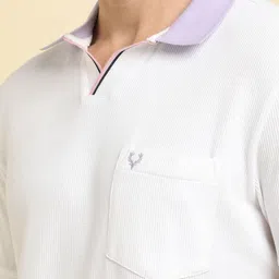 Allen Solly Men Polo Collar Pockets T-shirt image 3