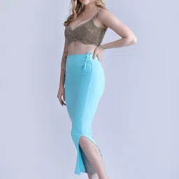 DUNBERRY LONDON Pure Cotton Plus Size Stretchable Saree Shapewear image 5