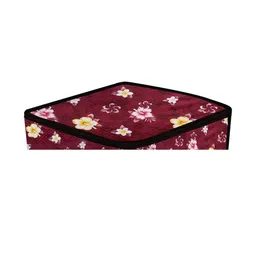 The Furnishing Tree Washing Machine Cover Floral Red Compatible for Whirlpool 6.2 Kg Fully-Automati image 2