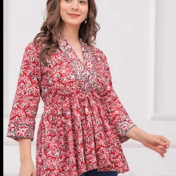 MAAJISA Floral Printed Short Kurti-picture-16