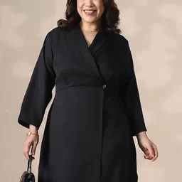 Globus Gloplus Women Plus Size Formal Mini Workwear Blazer Dress-picture-12
