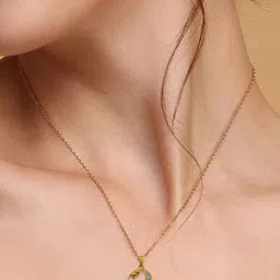 Utkarsh Gold-Plated Contemporary Pendants with Chains-picture-35