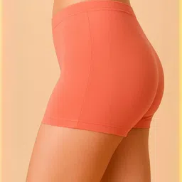UllasPemium Women Pack of 2 Solid Mid-Rise Cotton Blend Boy Shorts image 5