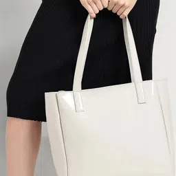 Lookout fashion Colourblocked Oversized Bucket Hobo Bag with Bow Detail-image-54