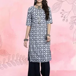 Ethnic basket Women Pack Of 2 Multicoloured Crepe Kurtas image 2