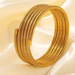 MEENAZ Women Antique Gold-Plated Bracelet image 4