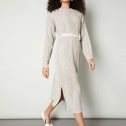 max Women Striped A-Line Midi Dress-picture-46
