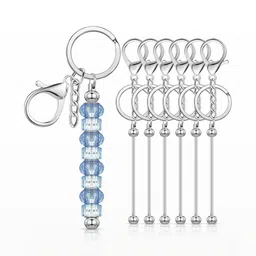 HASTHIP Pack Of 6 Metal Key Chain-image-34