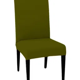 Lazi Olive Green Stretchable Chair Cover-picture-39
