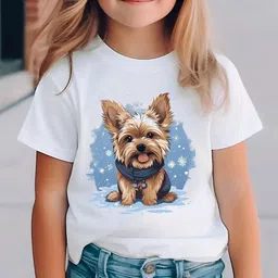 YK Girls Printed Extended Sleeves T-shirt-picture-34