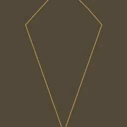 AQUASTREET 18K Gold-Plated Initial Letter R Necklace image 3