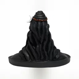 Navyaksh Black Adiyogi shiva statue  Showpiece image 2