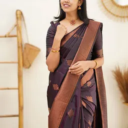 Aldwych Woven Design Designer Banarasi Saree image 2