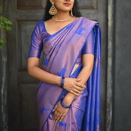 Anjaneya Sarees Woven Design  Banarasi Saree image 3