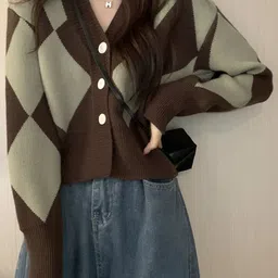 StyleCast Women Printed Cardigan image 3