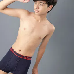 Dollar Lehar Boys Pack Of 5 Assorted Pure Combed Cotton Trunks-MLHTR-06-K-AST3-PO5 image 5