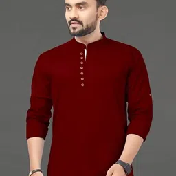 INFYSHOPY Men Thread Work Kurta-picture-26