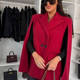 bebe Notched Lapel Double-Breasted Blazer-picture-11