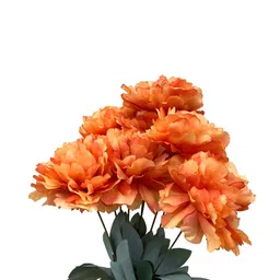 XERGY Orange 1 Pieces Peony Artificial Flower image 3
