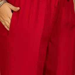 Sangria Embroidered Kurta With Trousers With Dupatta image 5