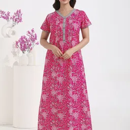 Maybell Printed Maxi Nightdress image 5
