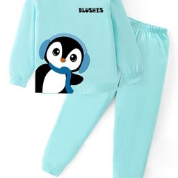BLUSHES Kids Pure Cotton Printed T-shirt & Joggers Night suit-picture-48