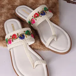 Anouk Women Embellished One Toe Flats image 5