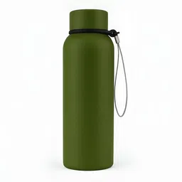 ADRENEX Green & Black Single Stainless Steel Solid Water Bottle-picture-13